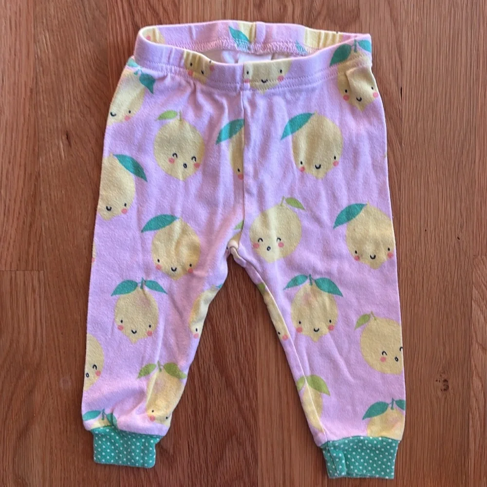 6-9M The Children’s Place Lemon Pajamas
